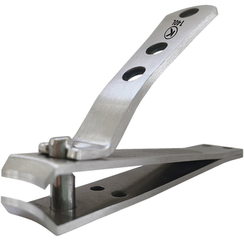 Clipprokohm Toenail Clipper For Thick Nails 4mm Wide Jaw Opening Curved Blades Stainless Steel